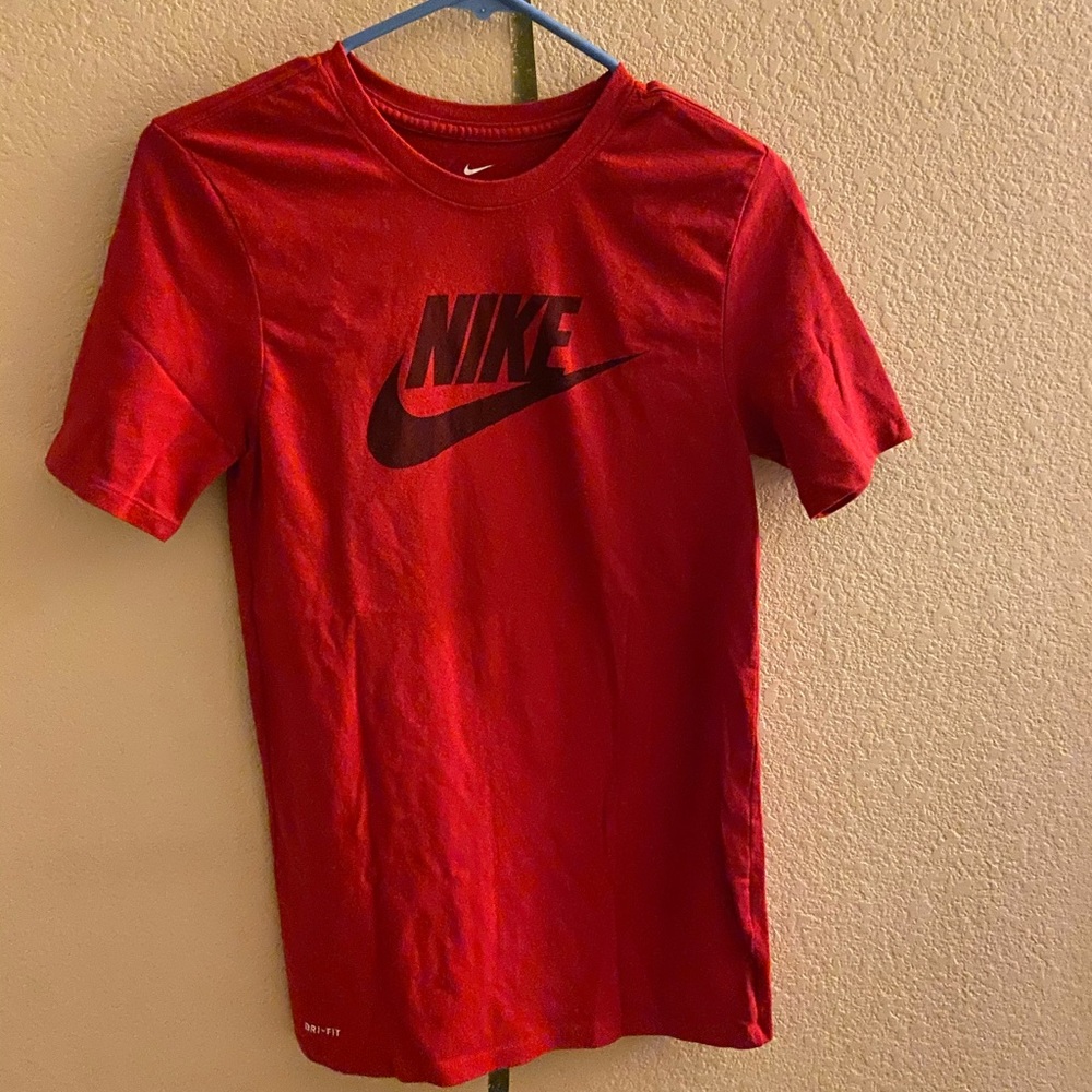 Red Nike Dri-fit Tee
